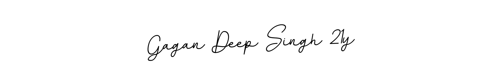 Make a beautiful signature design for name Gagan Deep Singh 21y. With this signature (BallpointsItalic-DORy9) style, you can create a handwritten signature for free. Gagan Deep Singh 21y signature style 11 images and pictures png