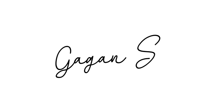 Create a beautiful signature design for name Gagan S. With this signature (BallpointsItalic-DORy9) fonts, you can make a handwritten signature for free. Gagan S signature style 11 images and pictures png