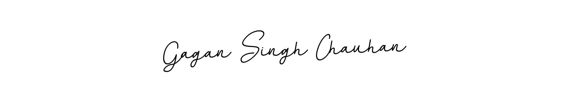 How to make Gagan Singh Chauhan name signature. Use BallpointsItalic-DORy9 style for creating short signs online. This is the latest handwritten sign. Gagan Singh Chauhan signature style 11 images and pictures png