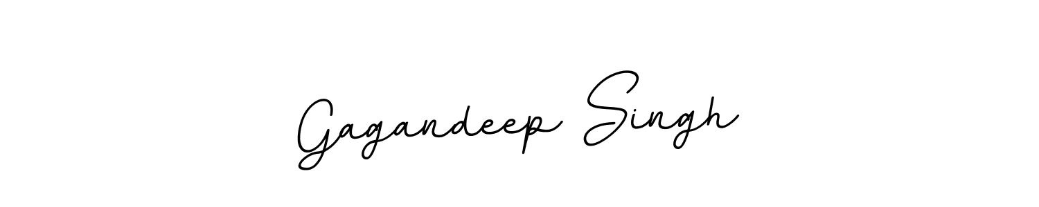 How to make Gagandeep Singh name signature. Use BallpointsItalic-DORy9 style for creating short signs online. This is the latest handwritten sign. Gagandeep Singh signature style 11 images and pictures png