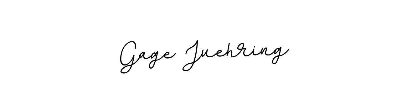 Make a beautiful signature design for name Gage Juehring. With this signature (BallpointsItalic-DORy9) style, you can create a handwritten signature for free. Gage Juehring signature style 11 images and pictures png