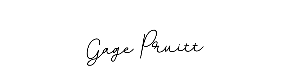 Make a beautiful signature design for name Gage Pruitt. With this signature (BallpointsItalic-DORy9) style, you can create a handwritten signature for free. Gage Pruitt signature style 11 images and pictures png