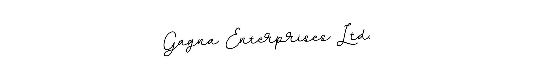 Use a signature maker to create a handwritten signature online. With this signature software, you can design (BallpointsItalic-DORy9) your own signature for name Gagna Enterprises Ltd.. Gagna Enterprises Ltd. signature style 11 images and pictures png