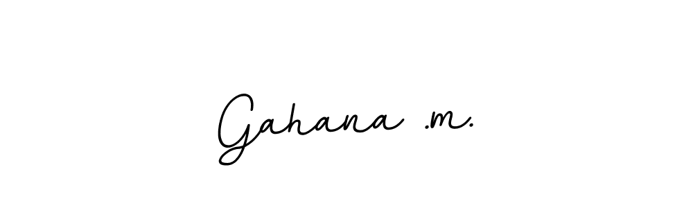 if you are searching for the best signature style for your name Gahana .m.. so please give up your signature search. here we have designed multiple signature styles  using BallpointsItalic-DORy9. Gahana .m. signature style 11 images and pictures png