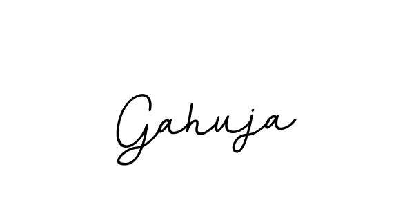 Create a beautiful signature design for name Gahuja. With this signature (BallpointsItalic-DORy9) fonts, you can make a handwritten signature for free. Gahuja signature style 11 images and pictures png