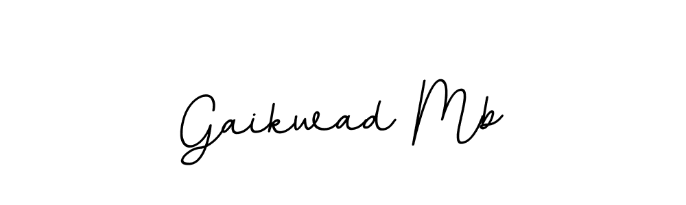 Make a beautiful signature design for name Gaikwad Mb. With this signature (BallpointsItalic-DORy9) style, you can create a handwritten signature for free. Gaikwad Mb signature style 11 images and pictures png