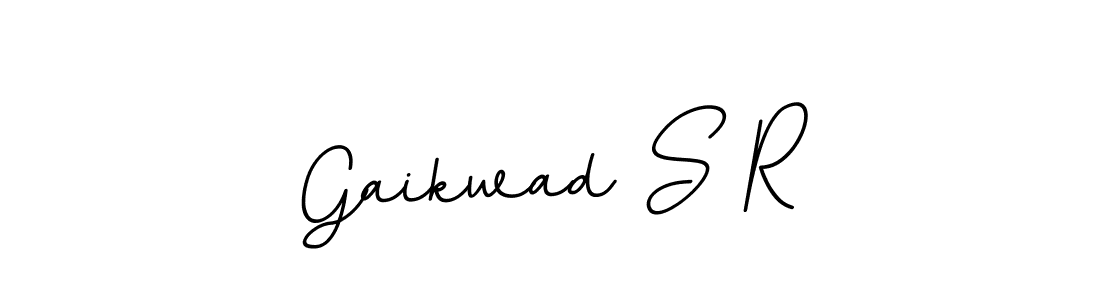 Create a beautiful signature design for name Gaikwad S R. With this signature (BallpointsItalic-DORy9) fonts, you can make a handwritten signature for free. Gaikwad S R signature style 11 images and pictures png