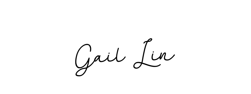 Design your own signature with our free online signature maker. With this signature software, you can create a handwritten (BallpointsItalic-DORy9) signature for name Gail Lin. Gail Lin signature style 11 images and pictures png