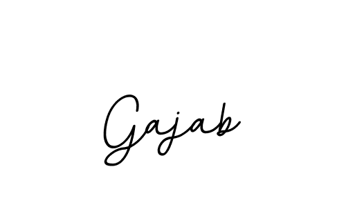 How to make Gajab signature? BallpointsItalic-DORy9 is a professional autograph style. Create handwritten signature for Gajab name. Gajab signature style 11 images and pictures png