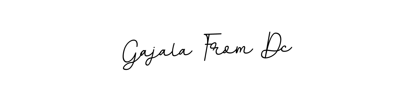 Use a signature maker to create a handwritten signature online. With this signature software, you can design (BallpointsItalic-DORy9) your own signature for name Gajala From Dc. Gajala From Dc signature style 11 images and pictures png