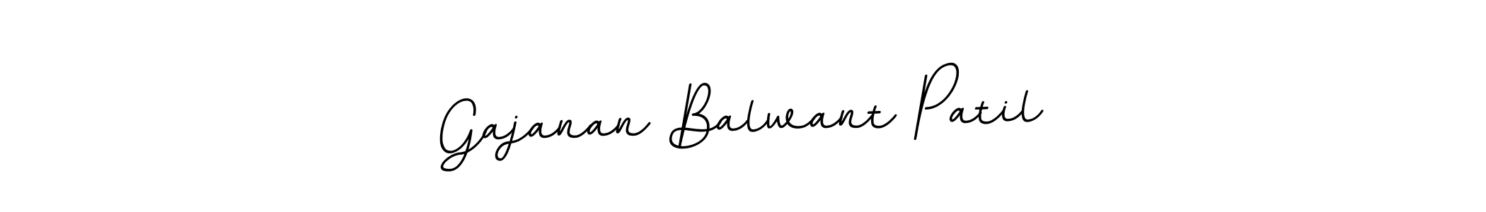 Make a beautiful signature design for name Gajanan Balwant Patil. With this signature (BallpointsItalic-DORy9) style, you can create a handwritten signature for free. Gajanan Balwant Patil signature style 11 images and pictures png