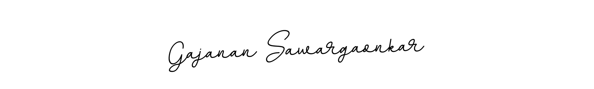 Create a beautiful signature design for name Gajanan Sawargaonkar. With this signature (BallpointsItalic-DORy9) fonts, you can make a handwritten signature for free. Gajanan Sawargaonkar signature style 11 images and pictures png