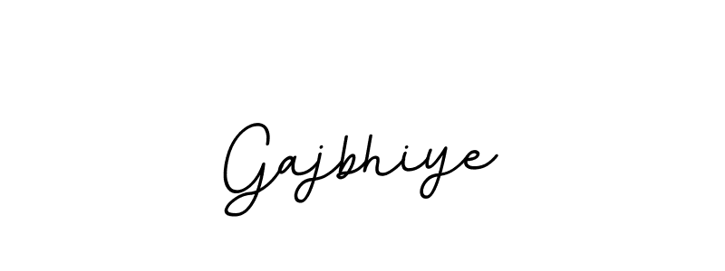 How to make Gajbhiye name signature. Use BallpointsItalic-DORy9 style for creating short signs online. This is the latest handwritten sign. Gajbhiye signature style 11 images and pictures png