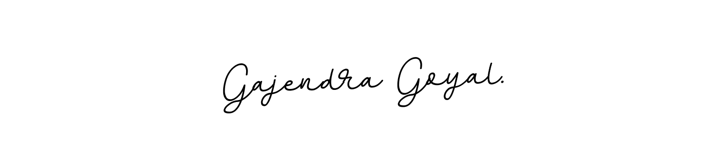 Create a beautiful signature design for name Gajendra Goyal.. With this signature (BallpointsItalic-DORy9) fonts, you can make a handwritten signature for free. Gajendra Goyal. signature style 11 images and pictures png