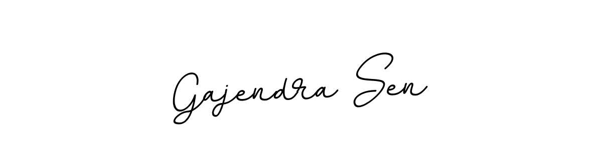 Create a beautiful signature design for name Gajendra Sen. With this signature (BallpointsItalic-DORy9) fonts, you can make a handwritten signature for free. Gajendra Sen signature style 11 images and pictures png