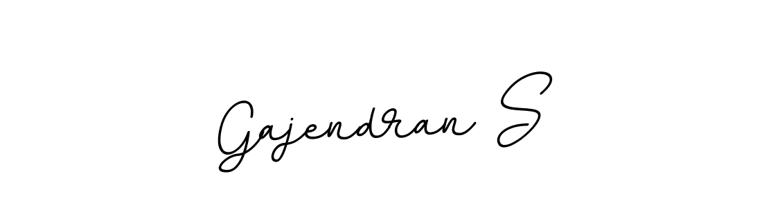 Make a beautiful signature design for name Gajendran S. With this signature (BallpointsItalic-DORy9) style, you can create a handwritten signature for free. Gajendran S signature style 11 images and pictures png