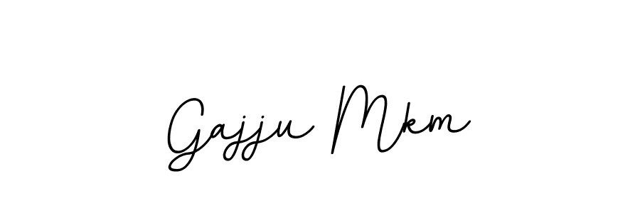 Use a signature maker to create a handwritten signature online. With this signature software, you can design (BallpointsItalic-DORy9) your own signature for name Gajju Mkm. Gajju Mkm signature style 11 images and pictures png