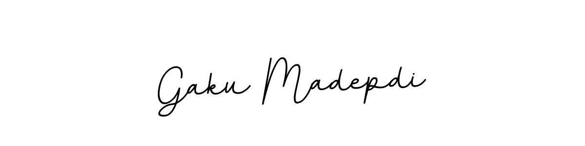 Design your own signature with our free online signature maker. With this signature software, you can create a handwritten (BallpointsItalic-DORy9) signature for name Gaku Madepdi. Gaku Madepdi signature style 11 images and pictures png