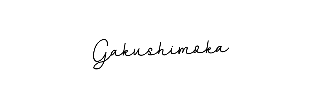 The best way (BallpointsItalic-DORy9) to make a short signature is to pick only two or three words in your name. The name Gakushimoka include a total of six letters. For converting this name. Gakushimoka signature style 11 images and pictures png