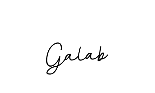 Create a beautiful signature design for name Galab. With this signature (BallpointsItalic-DORy9) fonts, you can make a handwritten signature for free. Galab signature style 11 images and pictures png