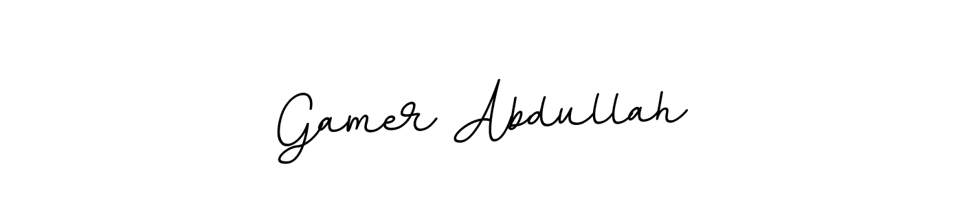 Make a beautiful signature design for name Gamer Abdullah. Use this online signature maker to create a handwritten signature for free. Gamer Abdullah signature style 11 images and pictures png
