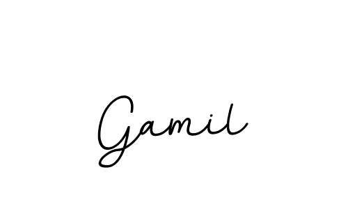 It looks lik you need a new signature style for name Gamil. Design unique handwritten (BallpointsItalic-DORy9) signature with our free signature maker in just a few clicks. Gamil signature style 11 images and pictures png