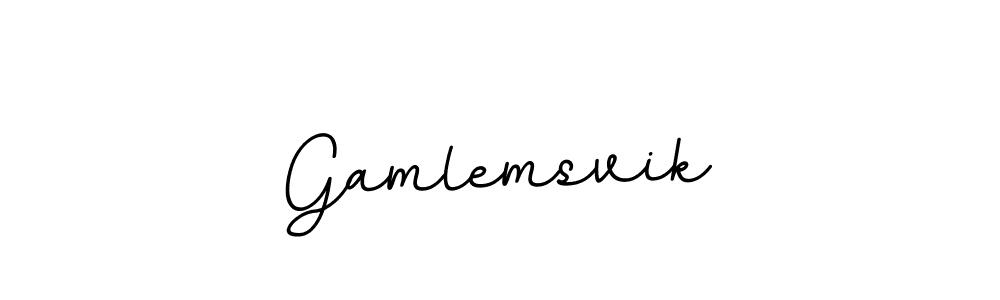 Make a beautiful signature design for name Gamlemsvik. Use this online signature maker to create a handwritten signature for free. Gamlemsvik signature style 11 images and pictures png