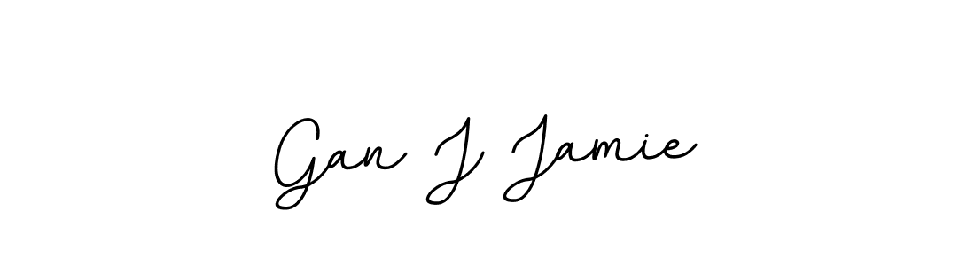 Design your own signature with our free online signature maker. With this signature software, you can create a handwritten (BallpointsItalic-DORy9) signature for name Gan J Jamie. Gan J Jamie signature style 11 images and pictures png