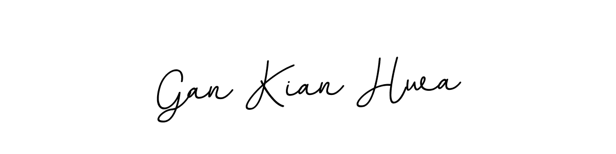 Create a beautiful signature design for name Gan Kian Hwa. With this signature (BallpointsItalic-DORy9) fonts, you can make a handwritten signature for free. Gan Kian Hwa signature style 11 images and pictures png