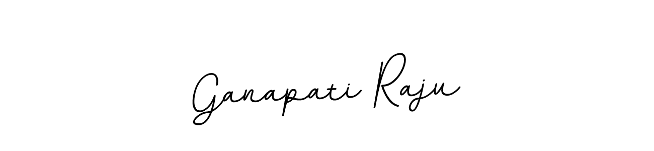 You should practise on your own different ways (BallpointsItalic-DORy9) to write your name (Ganapati Raju) in signature. don't let someone else do it for you. Ganapati Raju signature style 11 images and pictures png