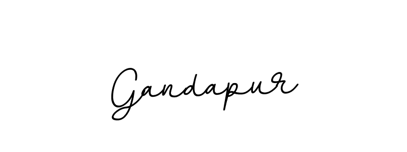 Use a signature maker to create a handwritten signature online. With this signature software, you can design (BallpointsItalic-DORy9) your own signature for name Gandapur. Gandapur signature style 11 images and pictures png