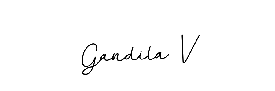 How to Draw Gandila V signature style? BallpointsItalic-DORy9 is a latest design signature styles for name Gandila V. Gandila V signature style 11 images and pictures png