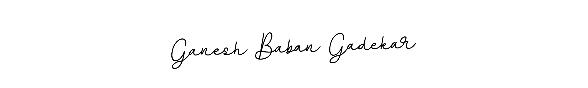 How to make Ganesh Baban Gadekar name signature. Use BallpointsItalic-DORy9 style for creating short signs online. This is the latest handwritten sign. Ganesh Baban Gadekar signature style 11 images and pictures png