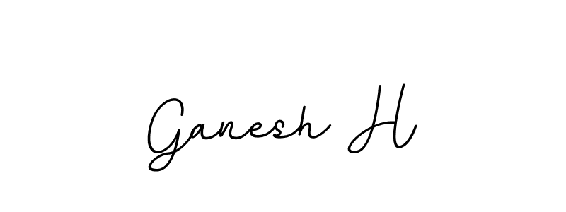 Ganesh H stylish signature style. Best Handwritten Sign (BallpointsItalic-DORy9) for my name. Handwritten Signature Collection Ideas for my name Ganesh H. Ganesh H signature style 11 images and pictures png