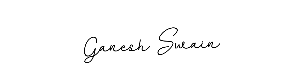 This is the best signature style for the Ganesh Swain name. Also you like these signature font (BallpointsItalic-DORy9). Mix name signature. Ganesh Swain signature style 11 images and pictures png