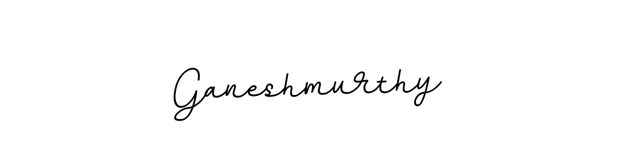 Use a signature maker to create a handwritten signature online. With this signature software, you can design (BallpointsItalic-DORy9) your own signature for name Ganeshmurthy. Ganeshmurthy signature style 11 images and pictures png