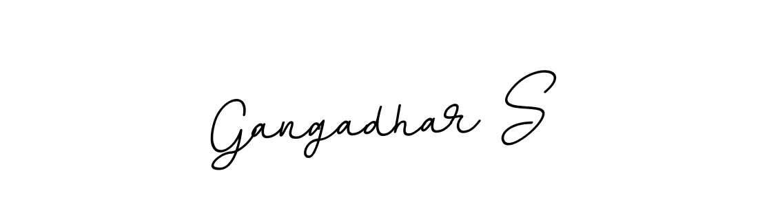Use a signature maker to create a handwritten signature online. With this signature software, you can design (BallpointsItalic-DORy9) your own signature for name Gangadhar S. Gangadhar S signature style 11 images and pictures png