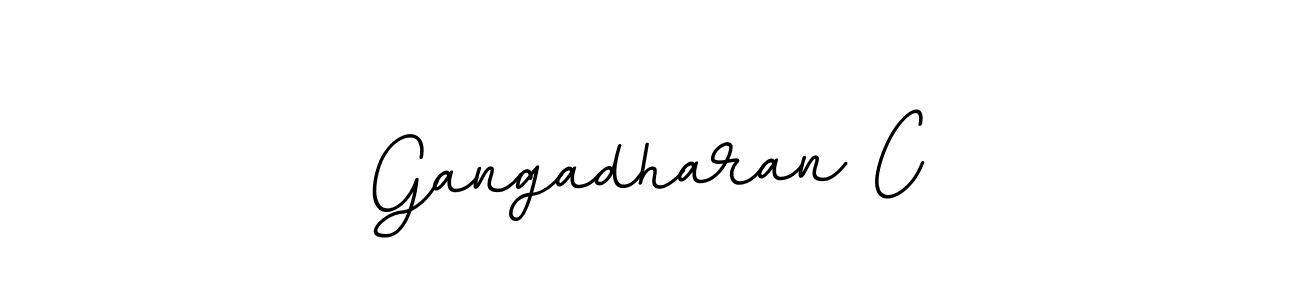 Gangadharan C stylish signature style. Best Handwritten Sign (BallpointsItalic-DORy9) for my name. Handwritten Signature Collection Ideas for my name Gangadharan C. Gangadharan C signature style 11 images and pictures png