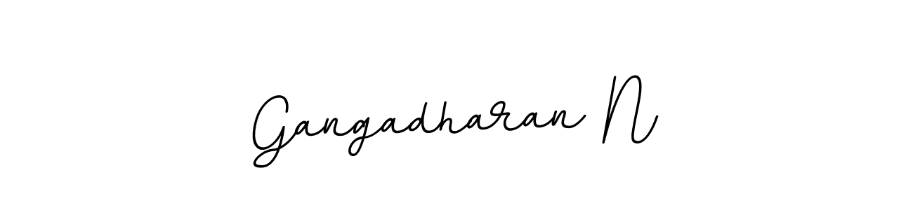 Gangadharan N stylish signature style. Best Handwritten Sign (BallpointsItalic-DORy9) for my name. Handwritten Signature Collection Ideas for my name Gangadharan N. Gangadharan N signature style 11 images and pictures png