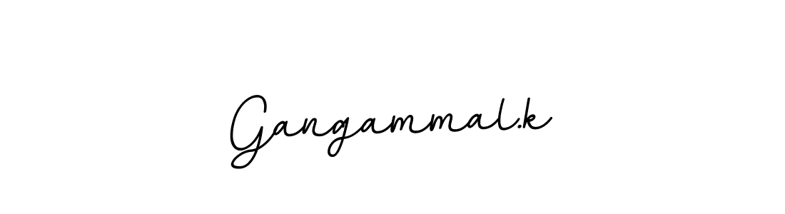 You should practise on your own different ways (BallpointsItalic-DORy9) to write your name (Gangammal.k) in signature. don't let someone else do it for you. Gangammal.k signature style 11 images and pictures png