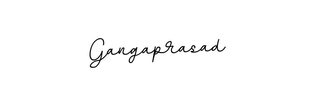 How to make Gangaprasad name signature. Use BallpointsItalic-DORy9 style for creating short signs online. This is the latest handwritten sign. Gangaprasad signature style 11 images and pictures png