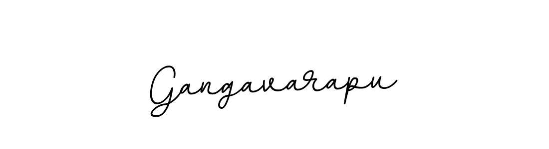 Use a signature maker to create a handwritten signature online. With this signature software, you can design (BallpointsItalic-DORy9) your own signature for name Gangavarapu. Gangavarapu signature style 11 images and pictures png