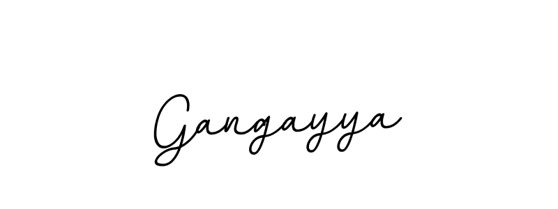 Design your own signature with our free online signature maker. With this signature software, you can create a handwritten (BallpointsItalic-DORy9) signature for name Gangayya. Gangayya signature style 11 images and pictures png