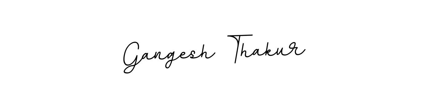 Gangesh Thakur stylish signature style. Best Handwritten Sign (BallpointsItalic-DORy9) for my name. Handwritten Signature Collection Ideas for my name Gangesh Thakur. Gangesh Thakur signature style 11 images and pictures png