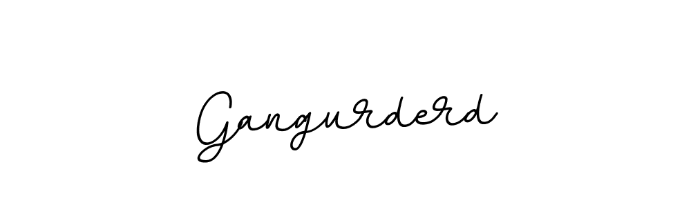 Design your own signature with our free online signature maker. With this signature software, you can create a handwritten (BallpointsItalic-DORy9) signature for name Gangurderd. Gangurderd signature style 11 images and pictures png