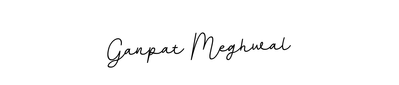 if you are searching for the best signature style for your name Ganpat Meghwal. so please give up your signature search. here we have designed multiple signature styles  using BallpointsItalic-DORy9. Ganpat Meghwal signature style 11 images and pictures png