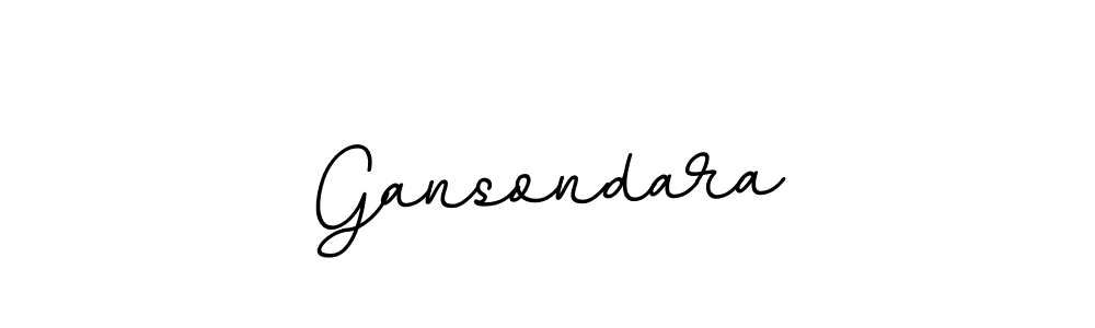 How to make Gansondara name signature. Use BallpointsItalic-DORy9 style for creating short signs online. This is the latest handwritten sign. Gansondara signature style 11 images and pictures png