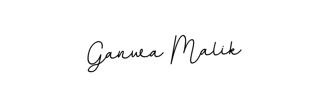 You should practise on your own different ways (BallpointsItalic-DORy9) to write your name (Ganwa Malik) in signature. don't let someone else do it for you. Ganwa Malik signature style 11 images and pictures png