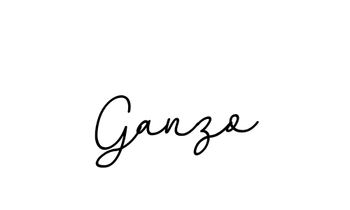 Ganzo stylish signature style. Best Handwritten Sign (BallpointsItalic-DORy9) for my name. Handwritten Signature Collection Ideas for my name Ganzo. Ganzo signature style 11 images and pictures png