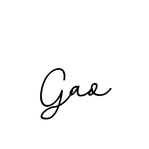 Use a signature maker to create a handwritten signature online. With this signature software, you can design (BallpointsItalic-DORy9) your own signature for name Gao. Gao signature style 11 images and pictures png